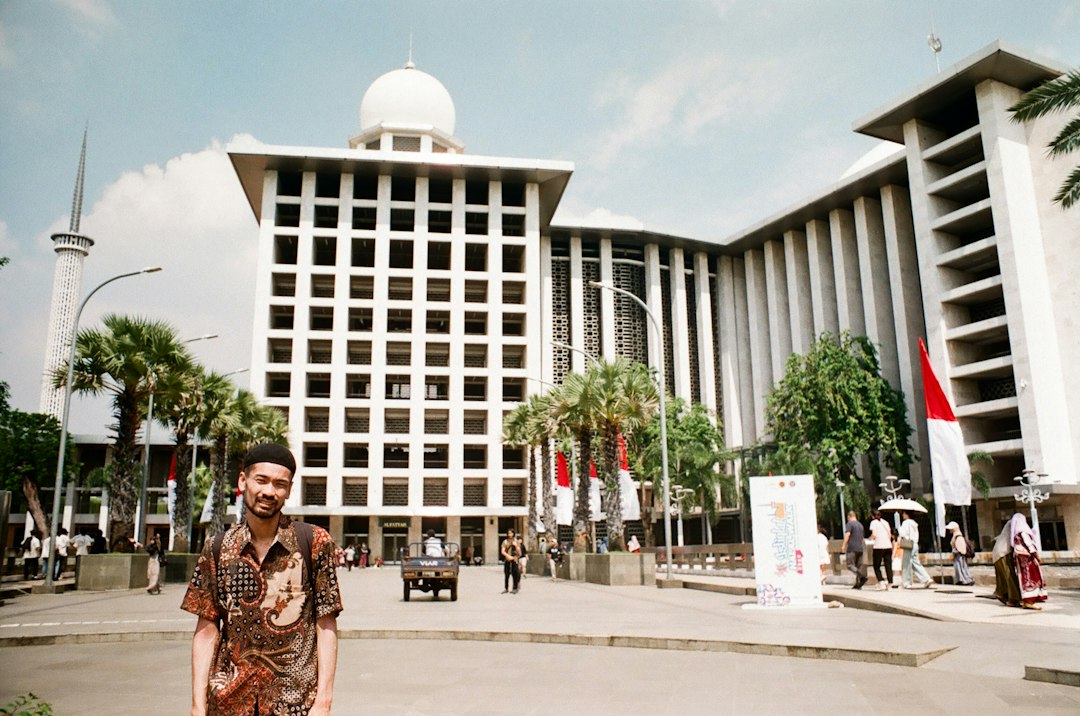 Suasana kawasan pusat pemerintahan di Jakarta